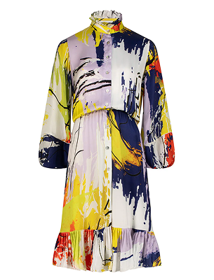 Floral Printed Front Tie Knot Playsuit